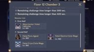 Three Fatui enemies are the last fight on Floor 12